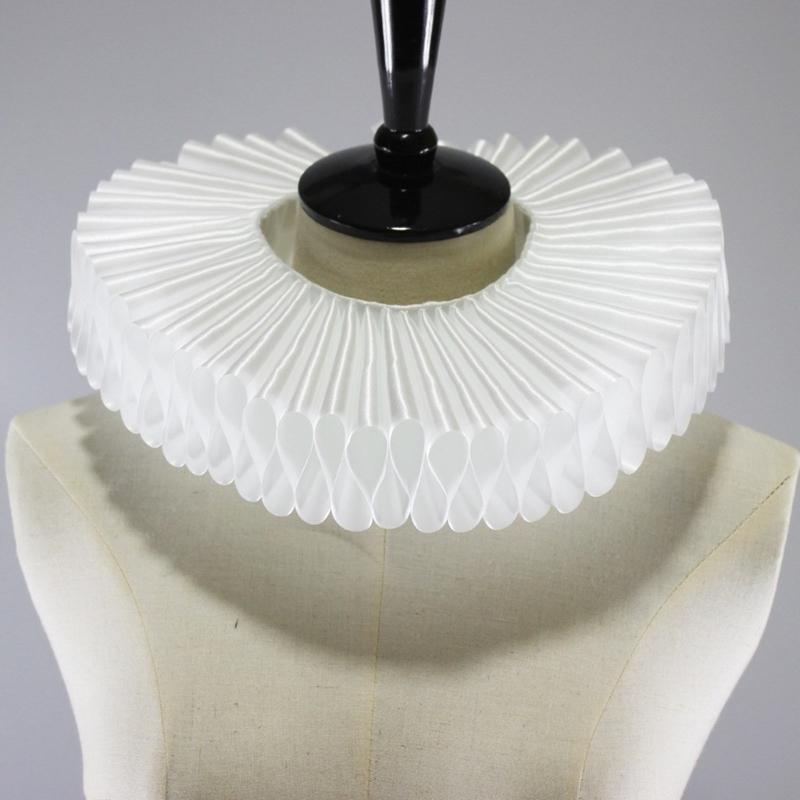 Vintage Victorian Fashion - 50LE Elizabethan Fake Collar Ruffle Clown