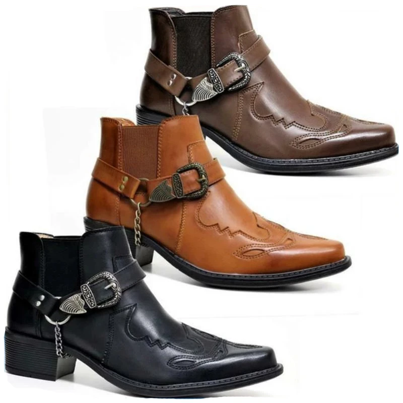 Vintage Old Fashion - Fashion 2025 Men's Vintage Cowboy Boots