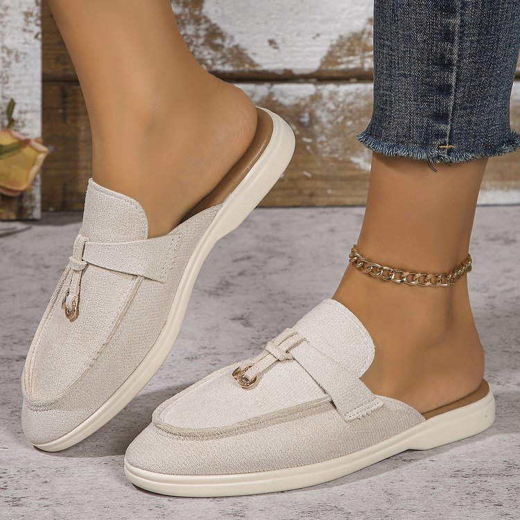Vintage Old Fashion - Women's Slip on Vintage Tassel Mule