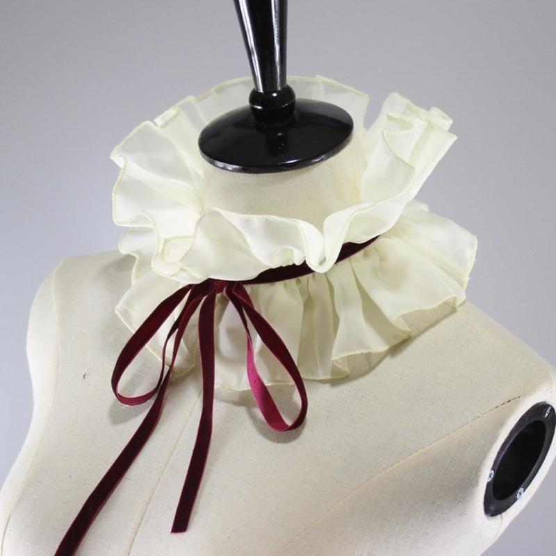652F Women Vintage Ruffle Deta - Vintage Victorian Fashion ulasan dan harga