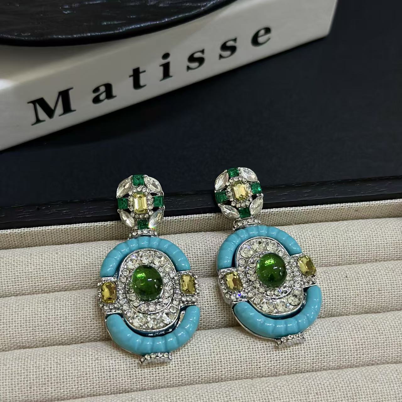 Vintage Turquoise Emerald Silv - Vintage Victorian Fashion ulasan dan harga