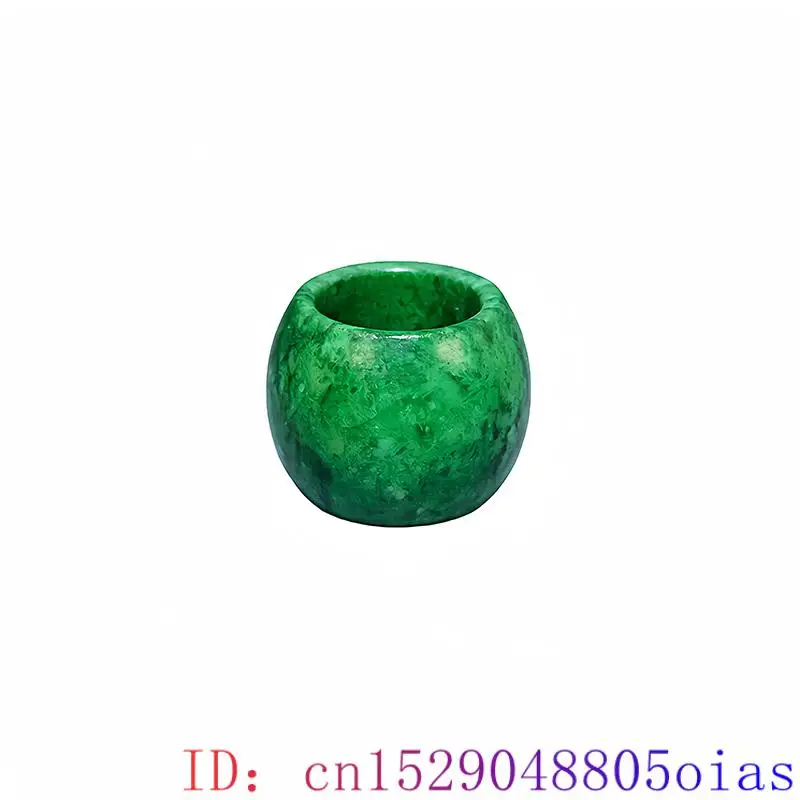 22mm Green Real Jade Rings for - Vintage Fashion Rings ulasan dan harga