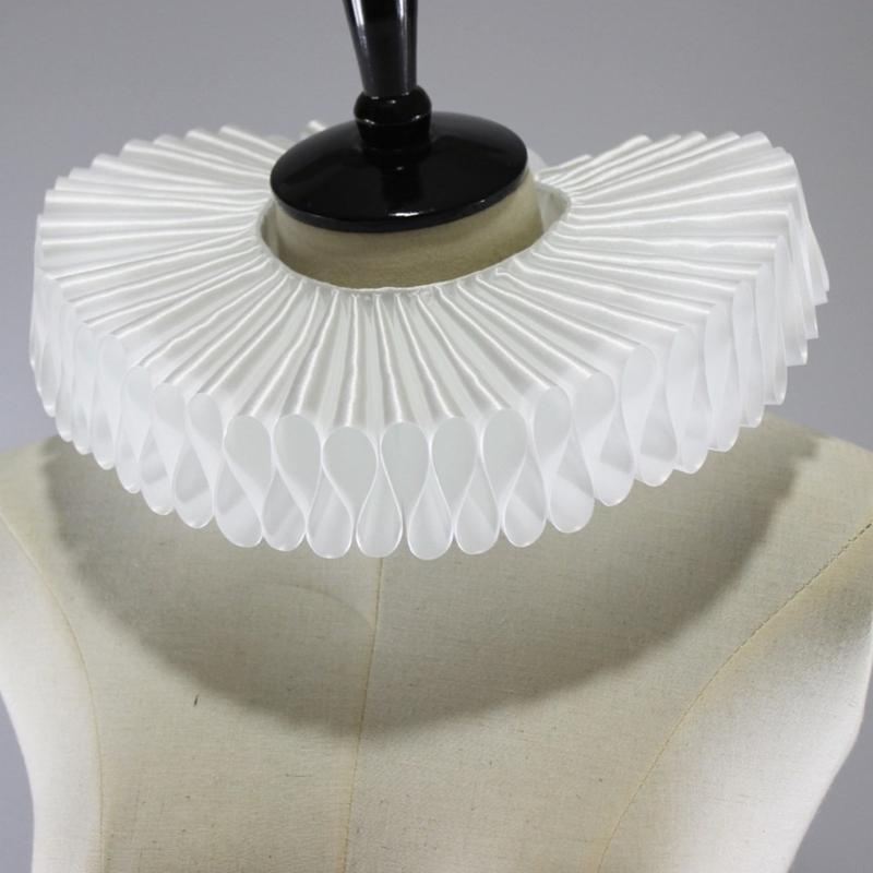 50LE Elizabethan Fake Collar R - Vintage Victorian Fashion ulasan dan harga