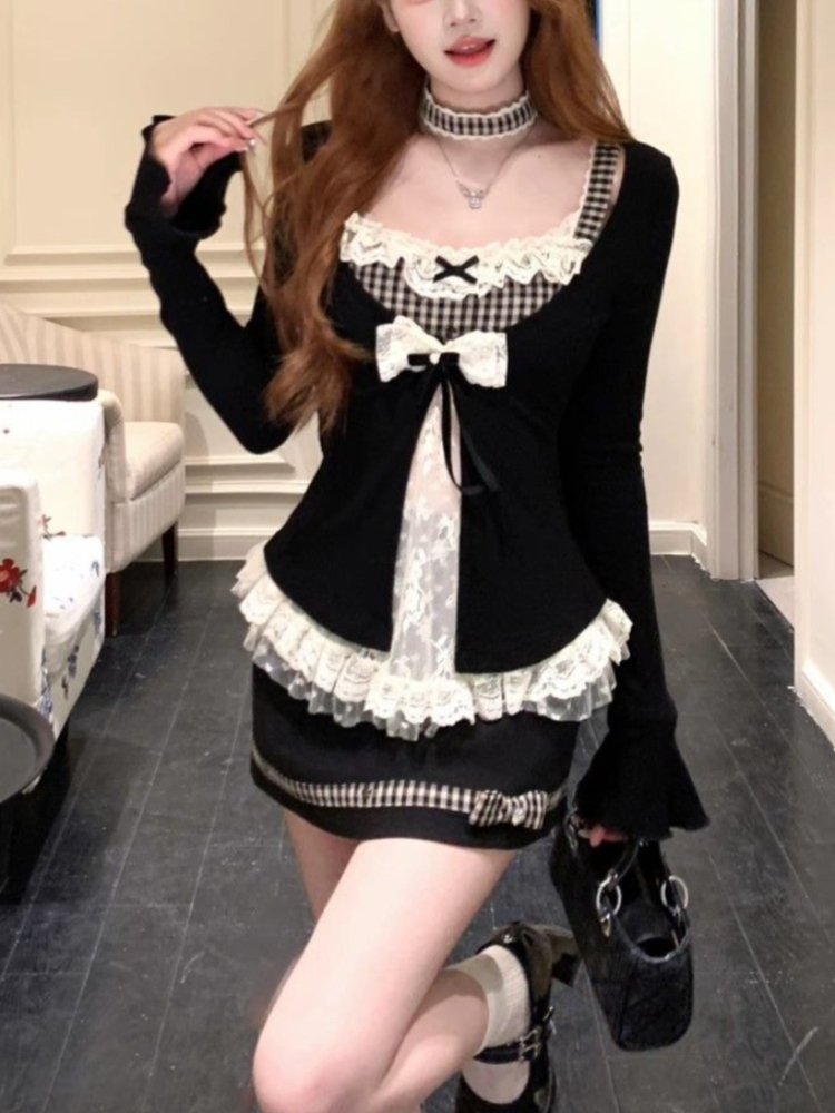 Korean Style Fashion Y2k Patch - V Vintage Fashion ulasan dan harga