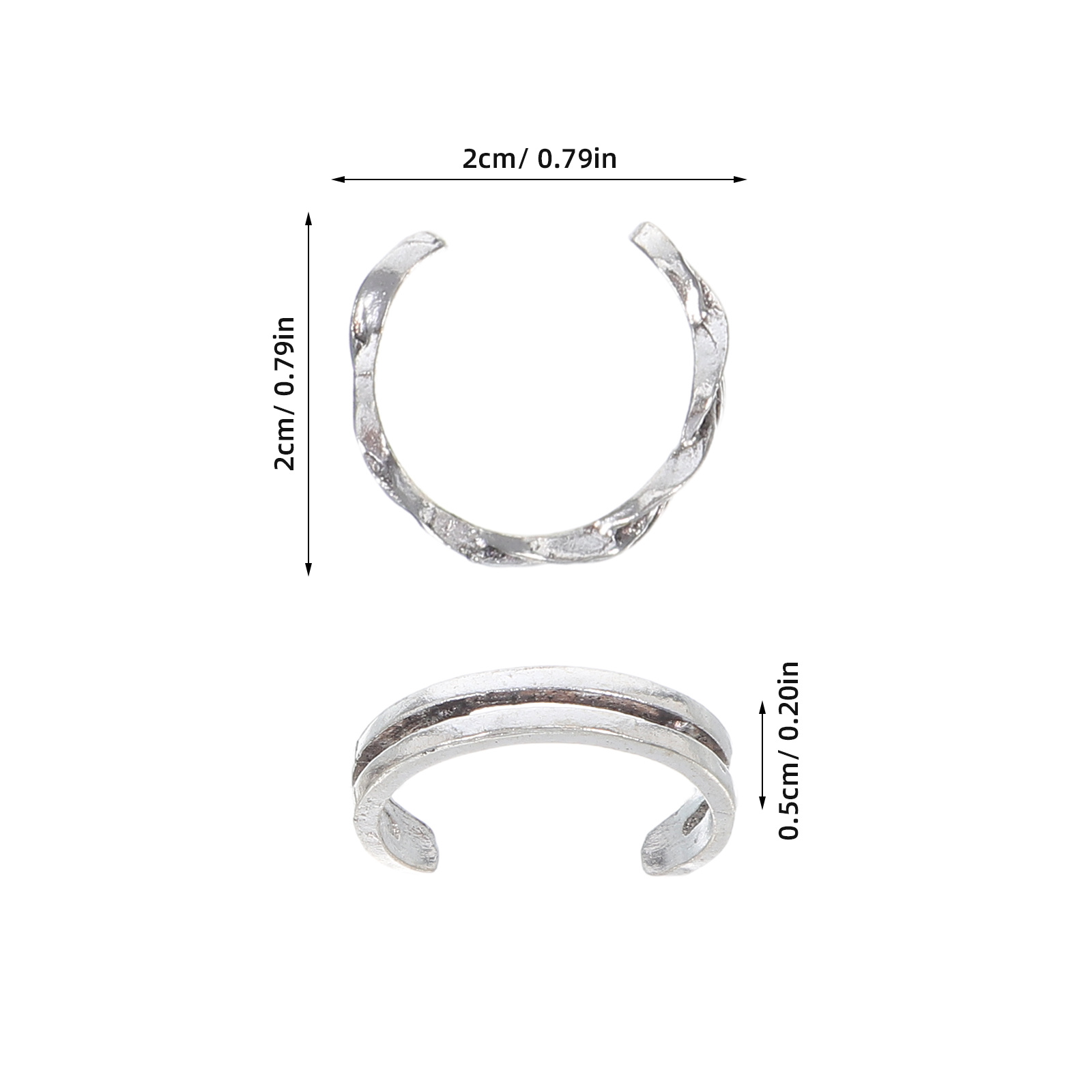 12Pcs Adjustable Vintage Fashi - Vintage Fashion Rings ulasan dan harga