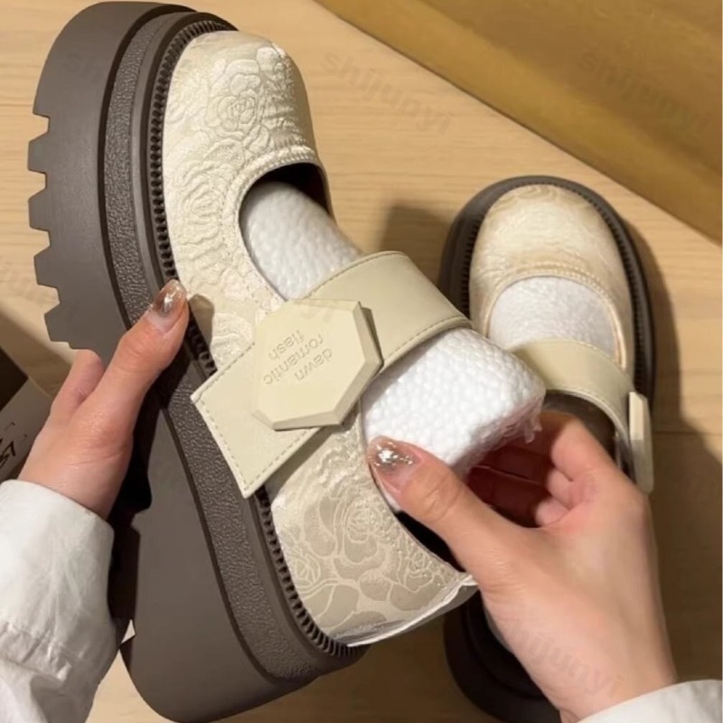 Chunky Womens Mary Jane Shoes  - Vintage Outdoor Fashion ulasan dan harga