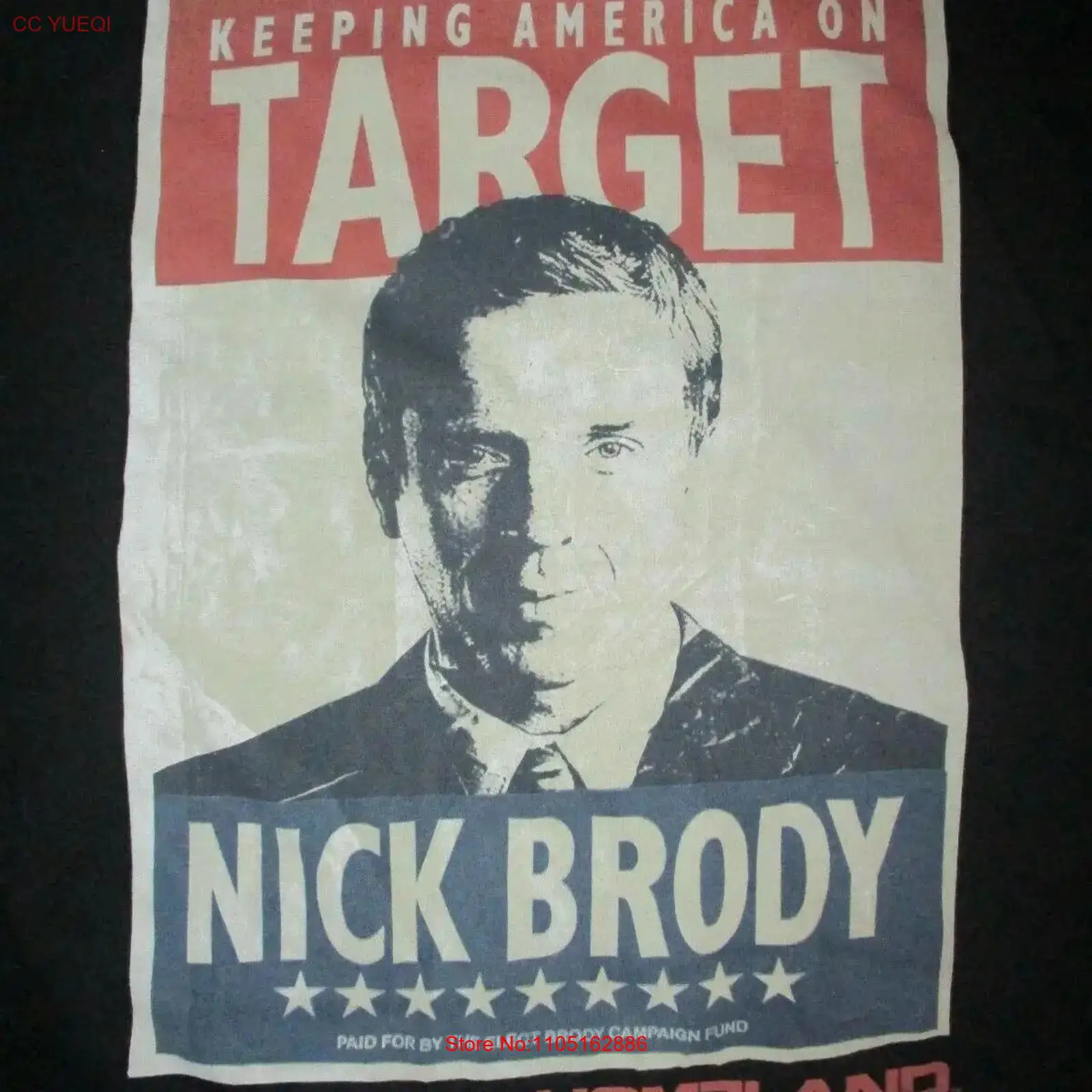 HOMELAND NICK BRODY T SHIRT Ca - Vintage Fashion Campaigns ulasan dan harga
