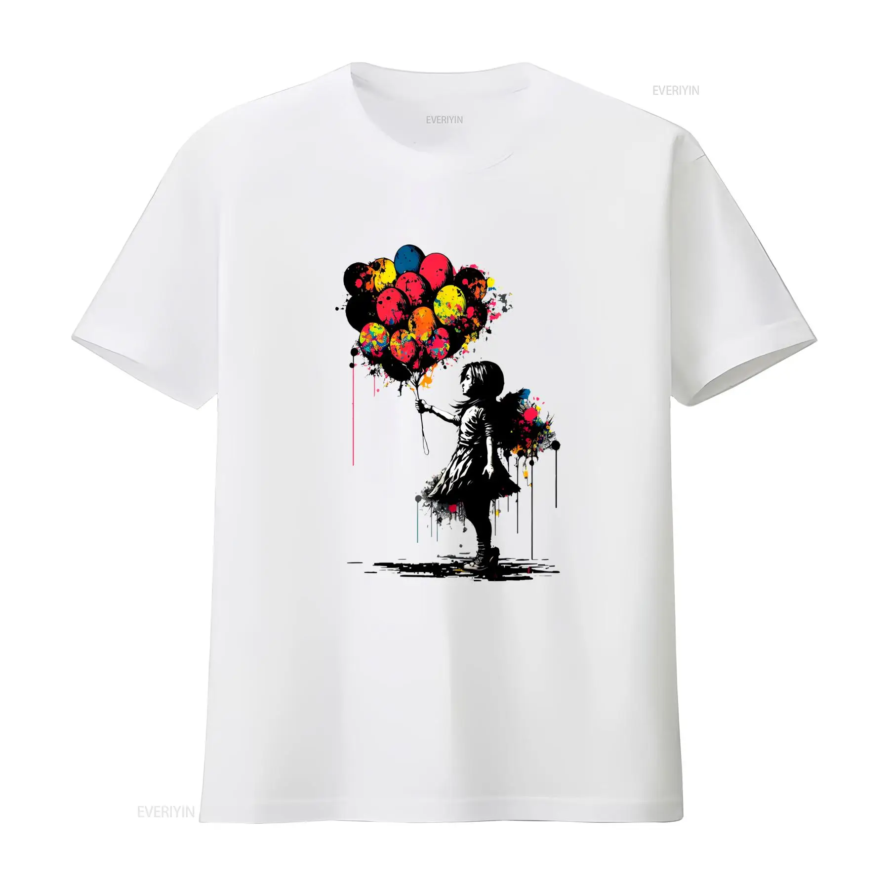 Banksy Peace T Shirt Balloon G - Vintage Fashion Art ulasan dan harga