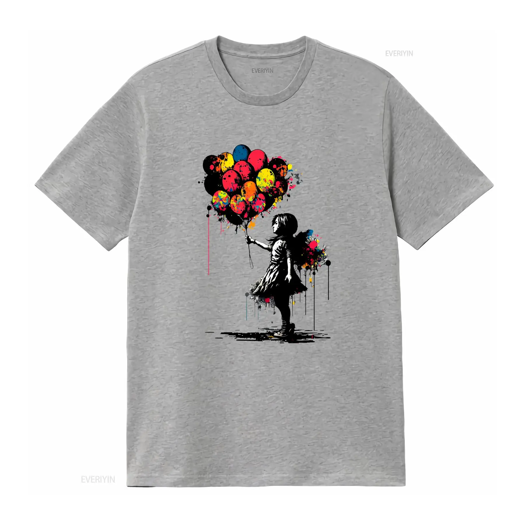 Banksy Peace T Shirt Balloon G - Vintage Fashion Art ulasan dan harga