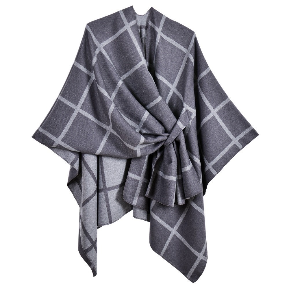 Warm Coat Plaid Design Travel  - Vintage Fashion Rings ulasan dan harga