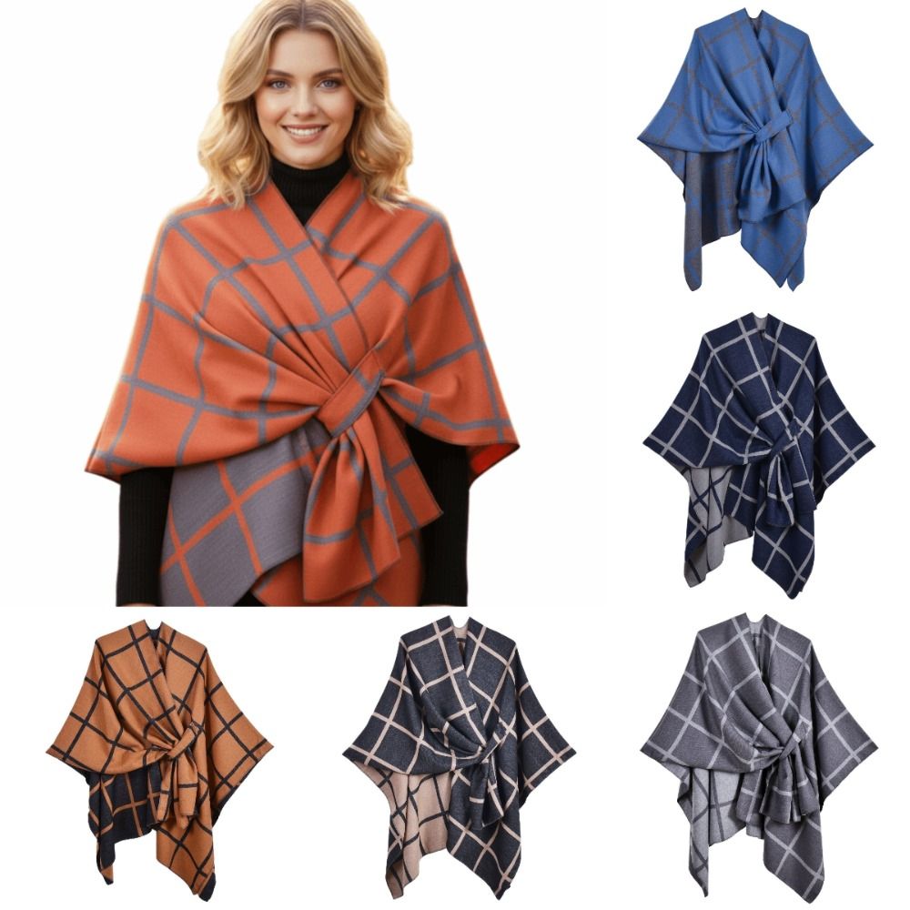 Warm Coat Plaid Design Travel  - Vintage Fashion Rings ulasan dan harga