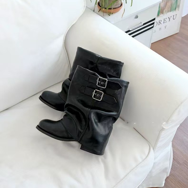 Women Vintage Thick Heel Women - Vintage Outdoor Fashion ulasan dan harga