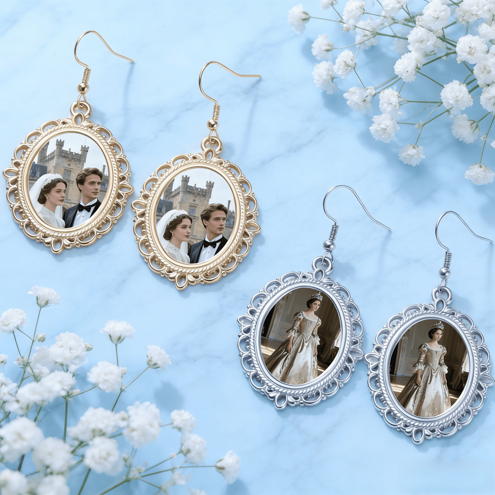 Customized photo hollowed out  - Vintage Fashion Photos ulasan dan harga