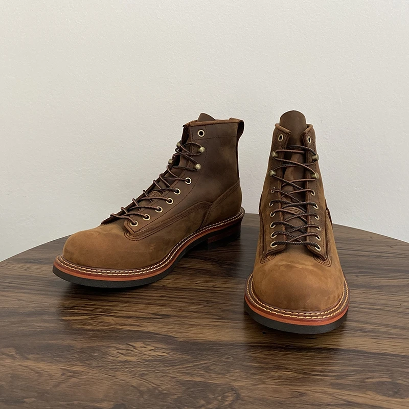 Vintage British Men Ankle Boot - Vintage Old Fashion ulasan dan harga