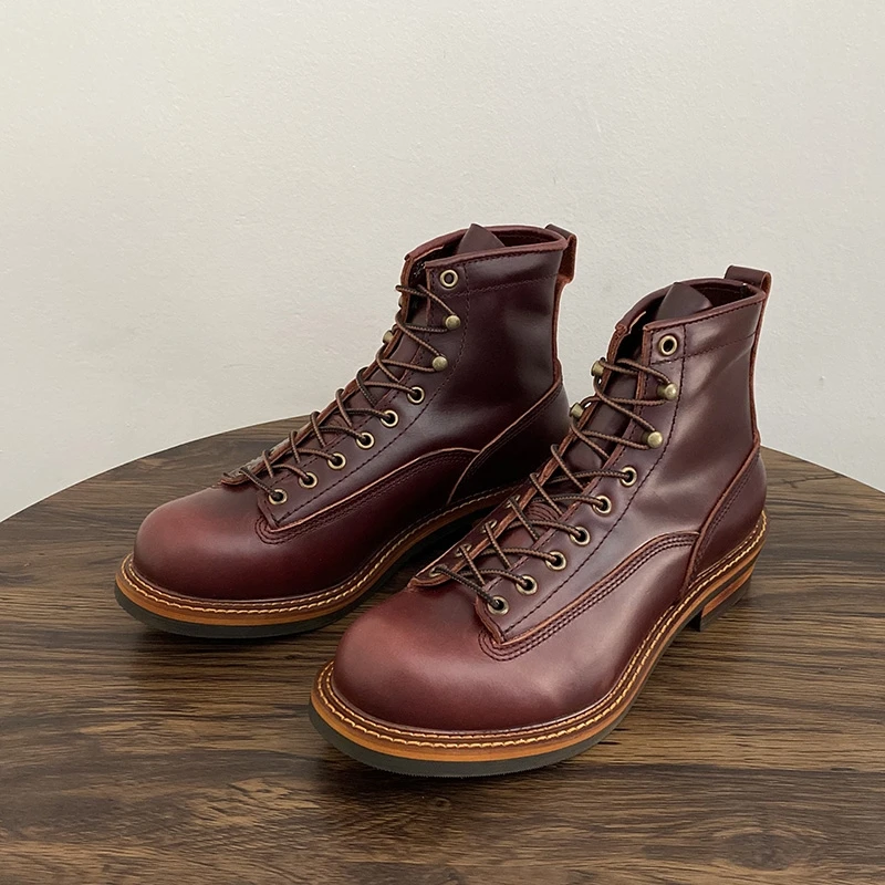 Vintage British Men Ankle Boot - Vintage Old Fashion ulasan dan harga