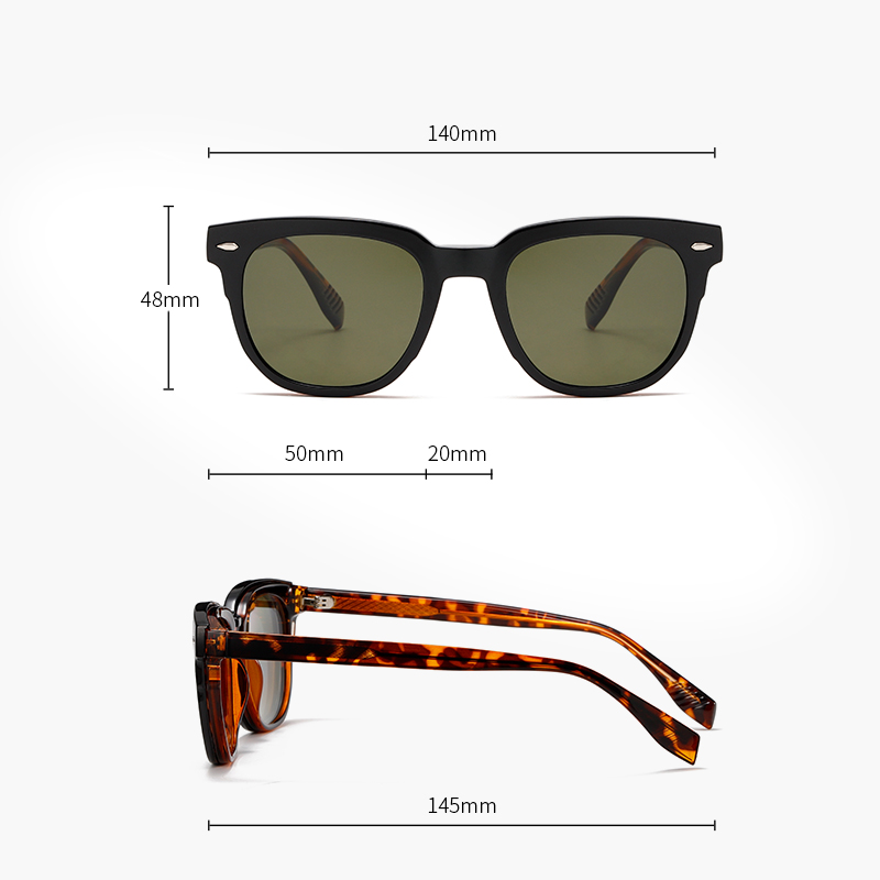 Fashion Sunglasses Man Clip On - Vintage Outdoor Fashion ulasan dan harga