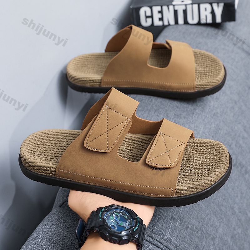 Men's One Word Slippers 2025 N - Vintage Outdoor Fashion ulasan dan harga
