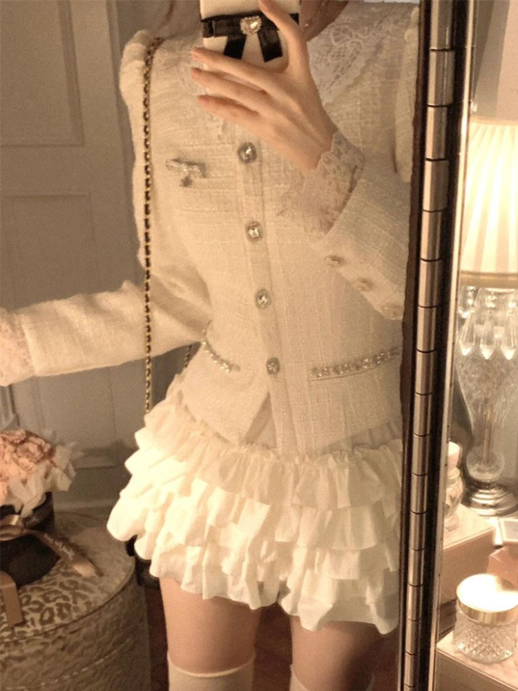 New Autumn French Elegant Fash - Vintage Fashion Outfit ulasan dan harga