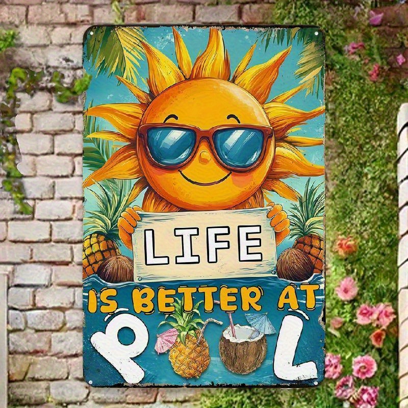 Vibrant Life is Better at Pool - Vintage Fashion Art ulasan dan harga