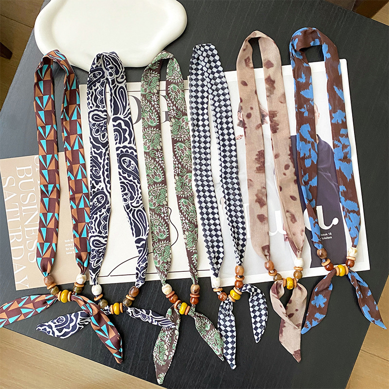 Vintage Bohemian Skinny Scarf  - Vintage Fashion Rings ulasan dan harga
