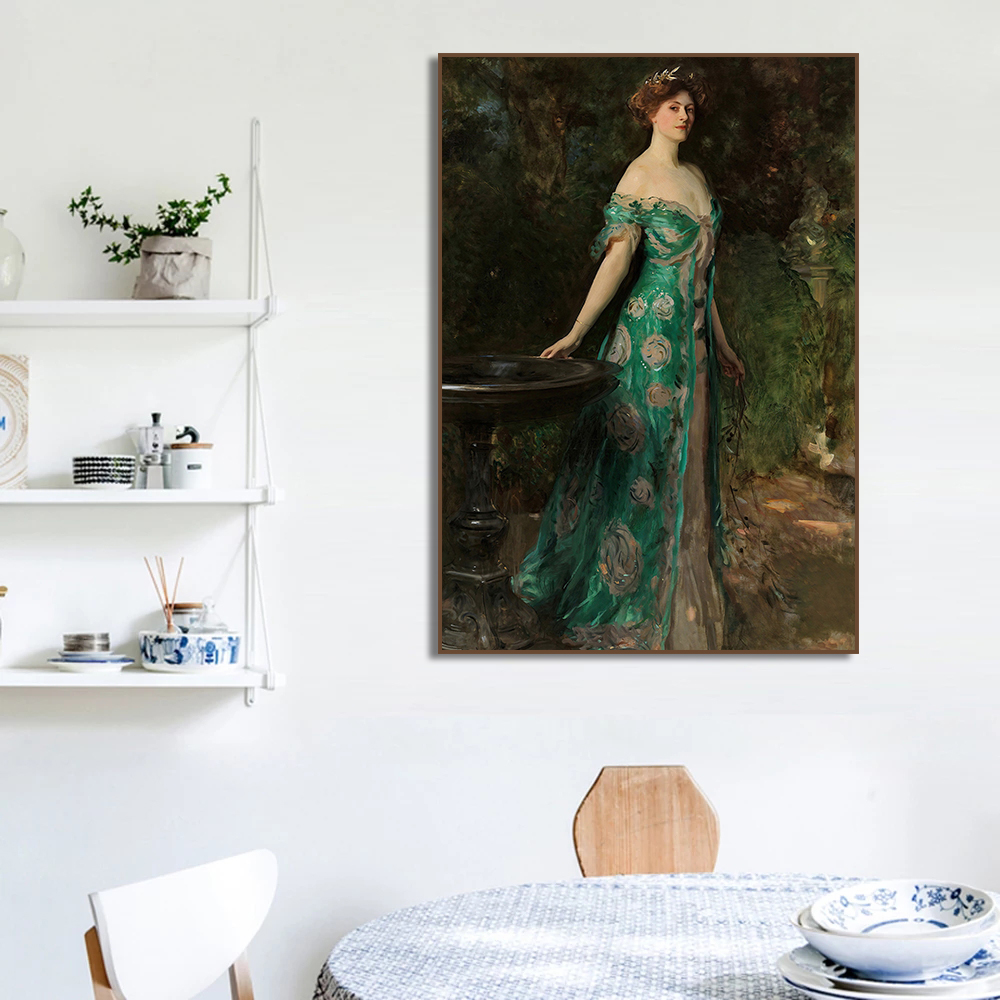 Renaissance Women Portrait Pos - Vintage Fashion Art ulasan dan harga