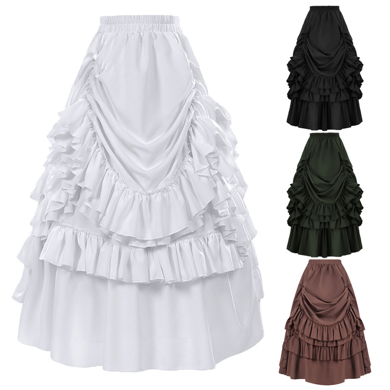 Gothic Halloween Skirt Vintage - Vintage Victorian Fashion ulasan dan harga