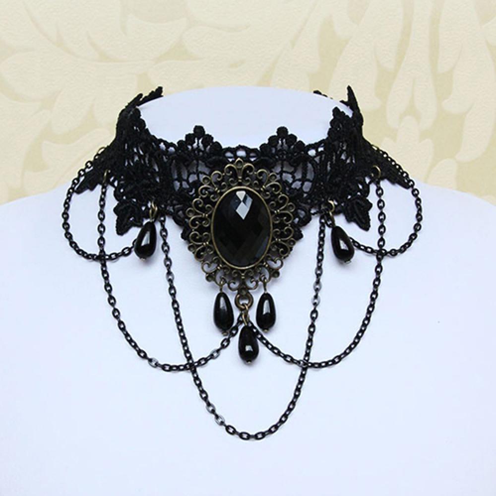 Gothic Victorian Choker for Wo - Vintage Victorian Fashion ulasan dan harga