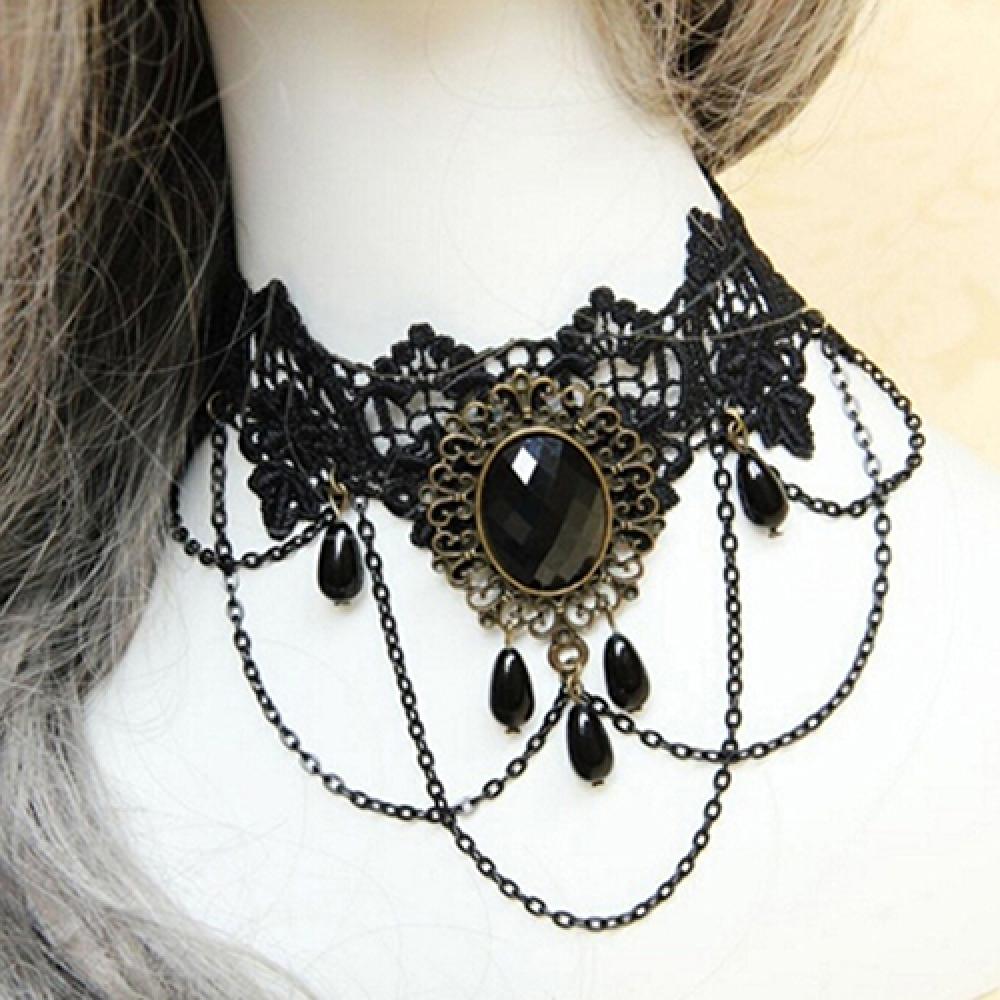 Gothic Victorian Choker for Wo - Vintage Victorian Fashion ulasan dan harga