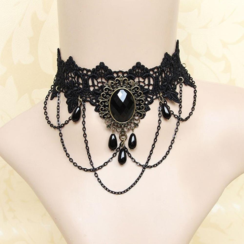 Gothic Victorian Choker for Wo - Vintage Victorian Fashion ulasan dan harga