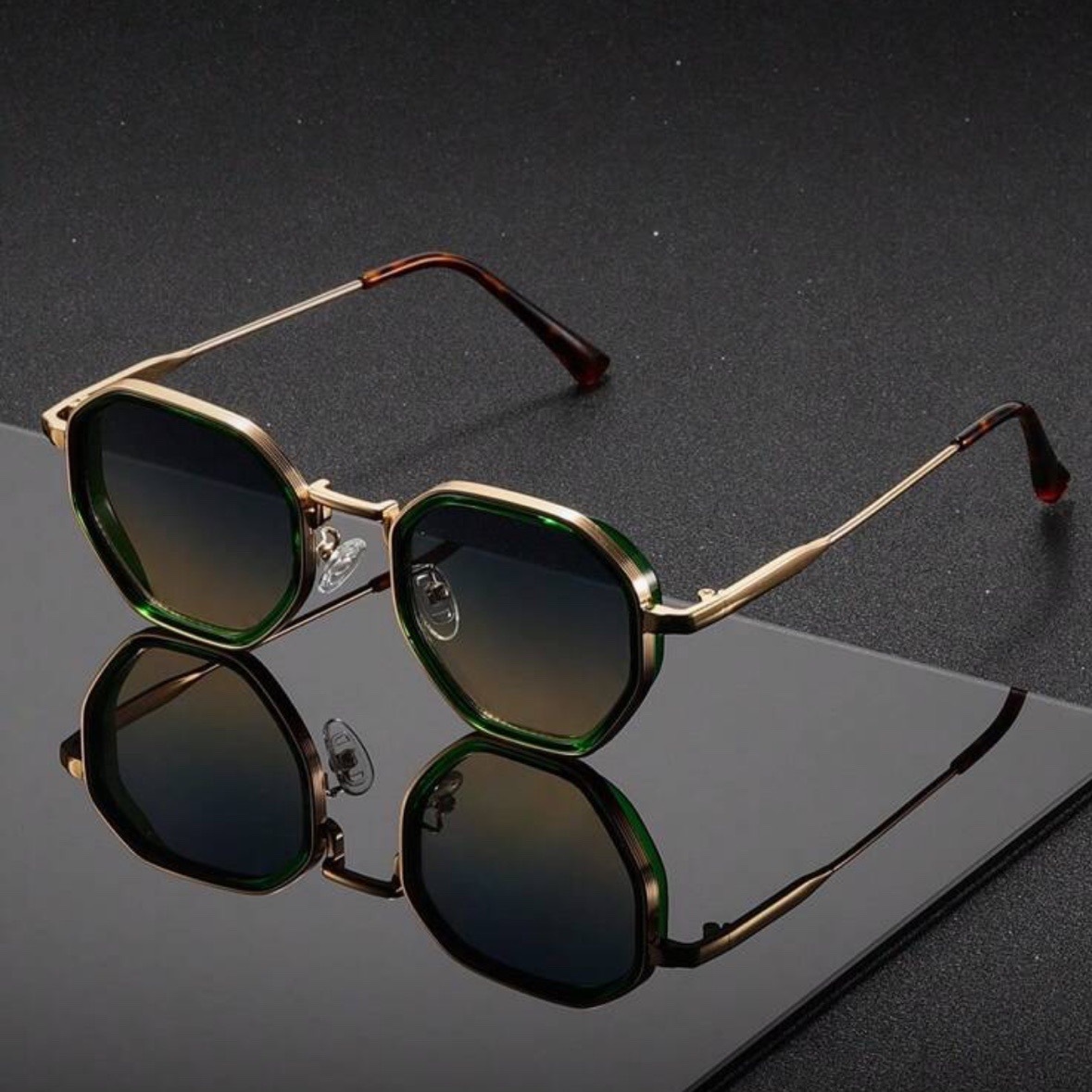 1 Pair Unisex Round Metal Fash - Vintage Outdoor Fashion ulasan dan harga